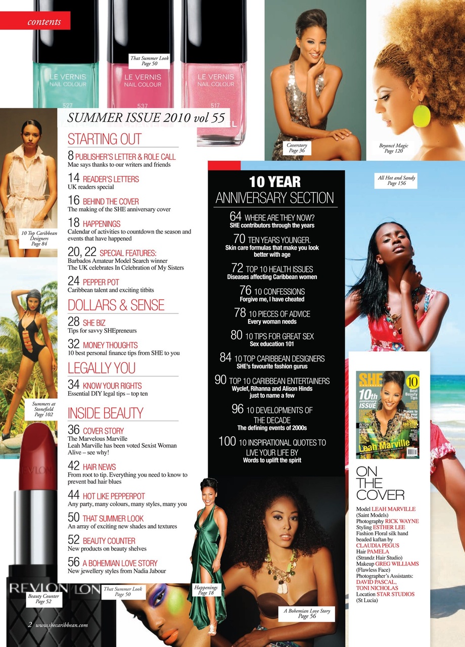 She Caribbean Preview Pages