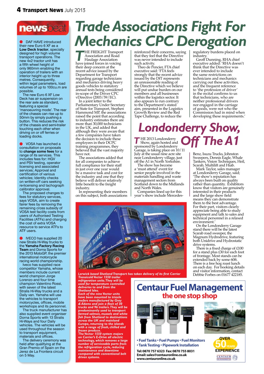 Transport News Preview Pages
