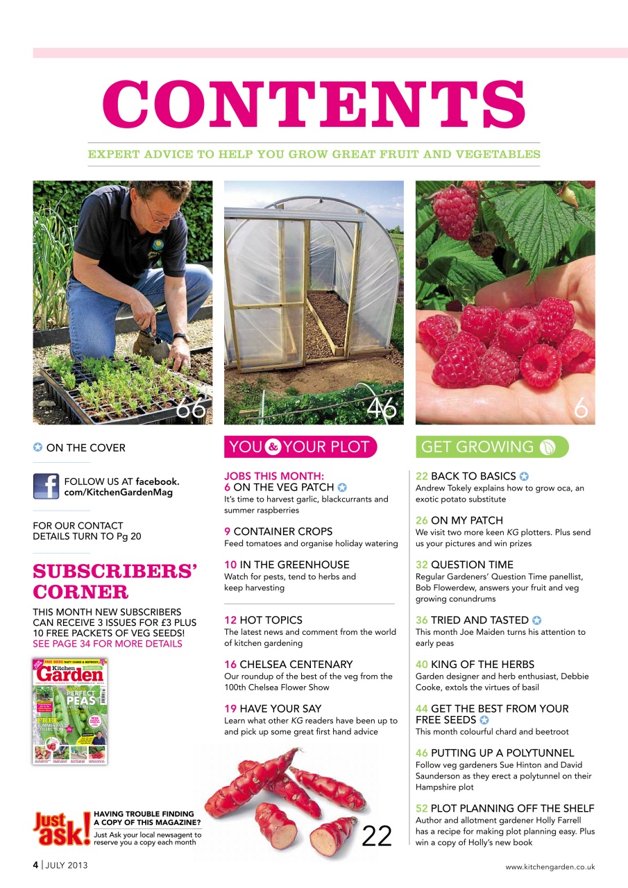 Kitchen Garden Magazine Preview Pages