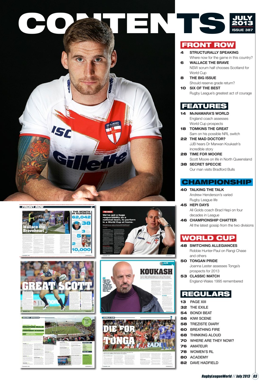 Rugby League World Preview Pages