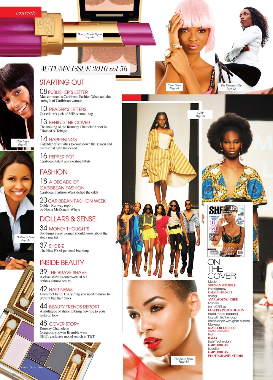 She Caribbean Preview Pages