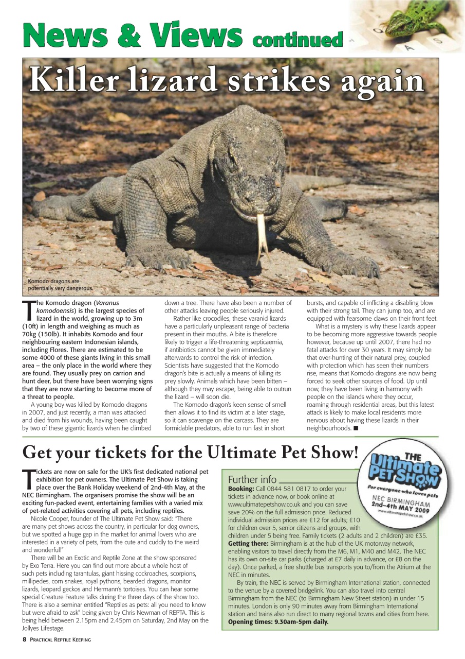 Practical Reptile Keeping Preview Pages