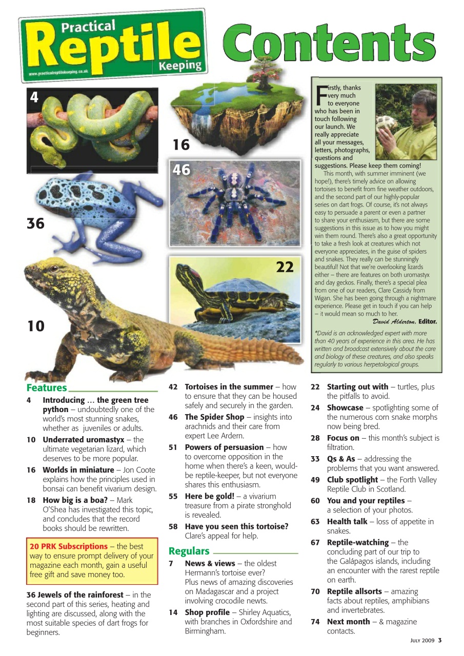 Practical Reptile Keeping Preview Pages