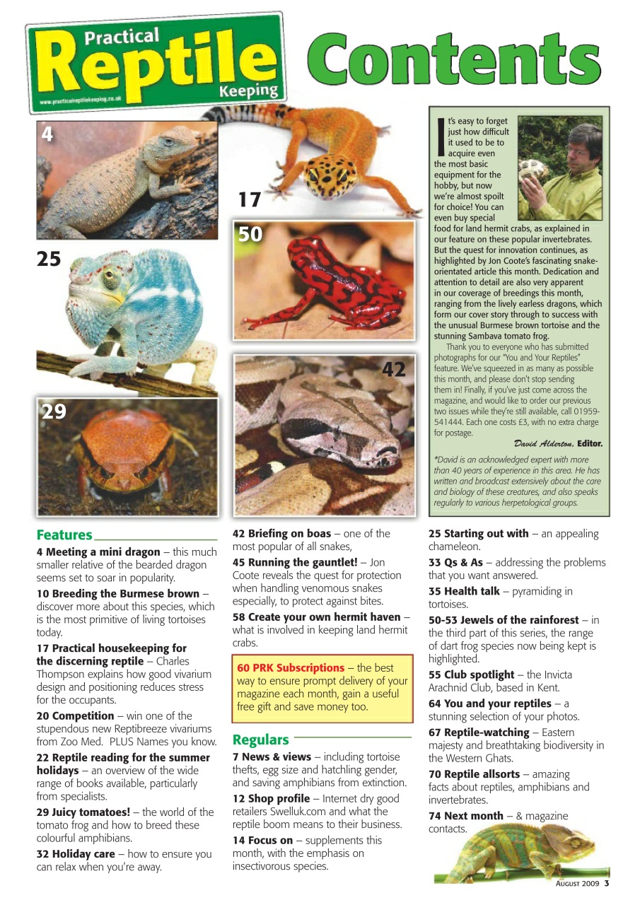 Practical Reptile Keeping Preview Pages