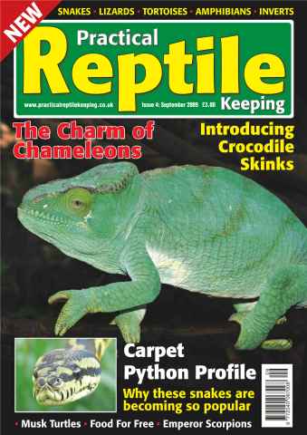 Practical Reptile Keeping issue No.4 Chameleons & Carpet Pythons