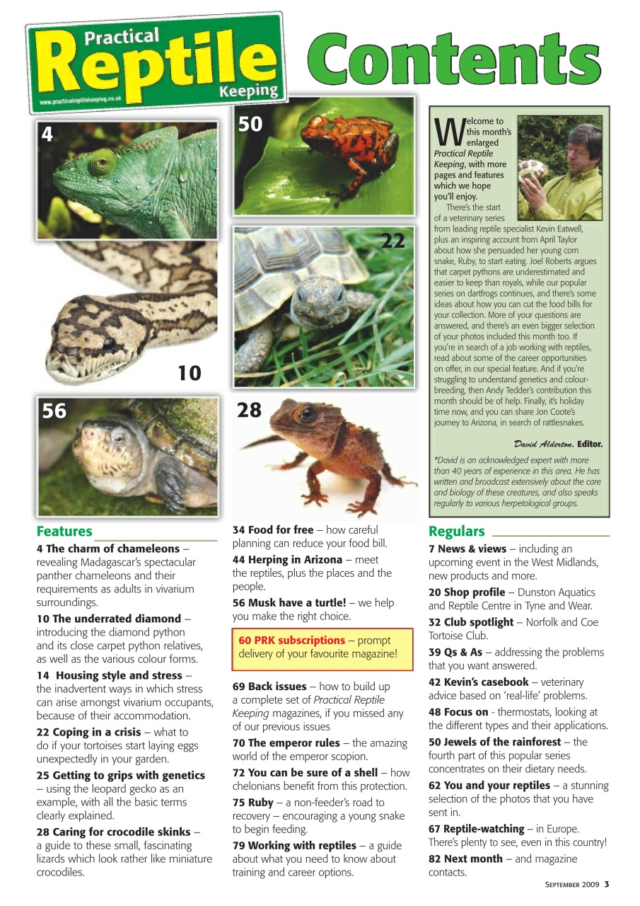 Practical Reptile Keeping Preview Pages