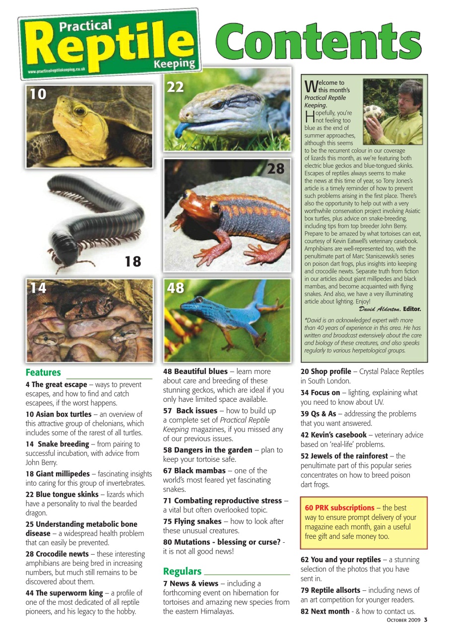 Practical Reptile Keeping Preview Pages