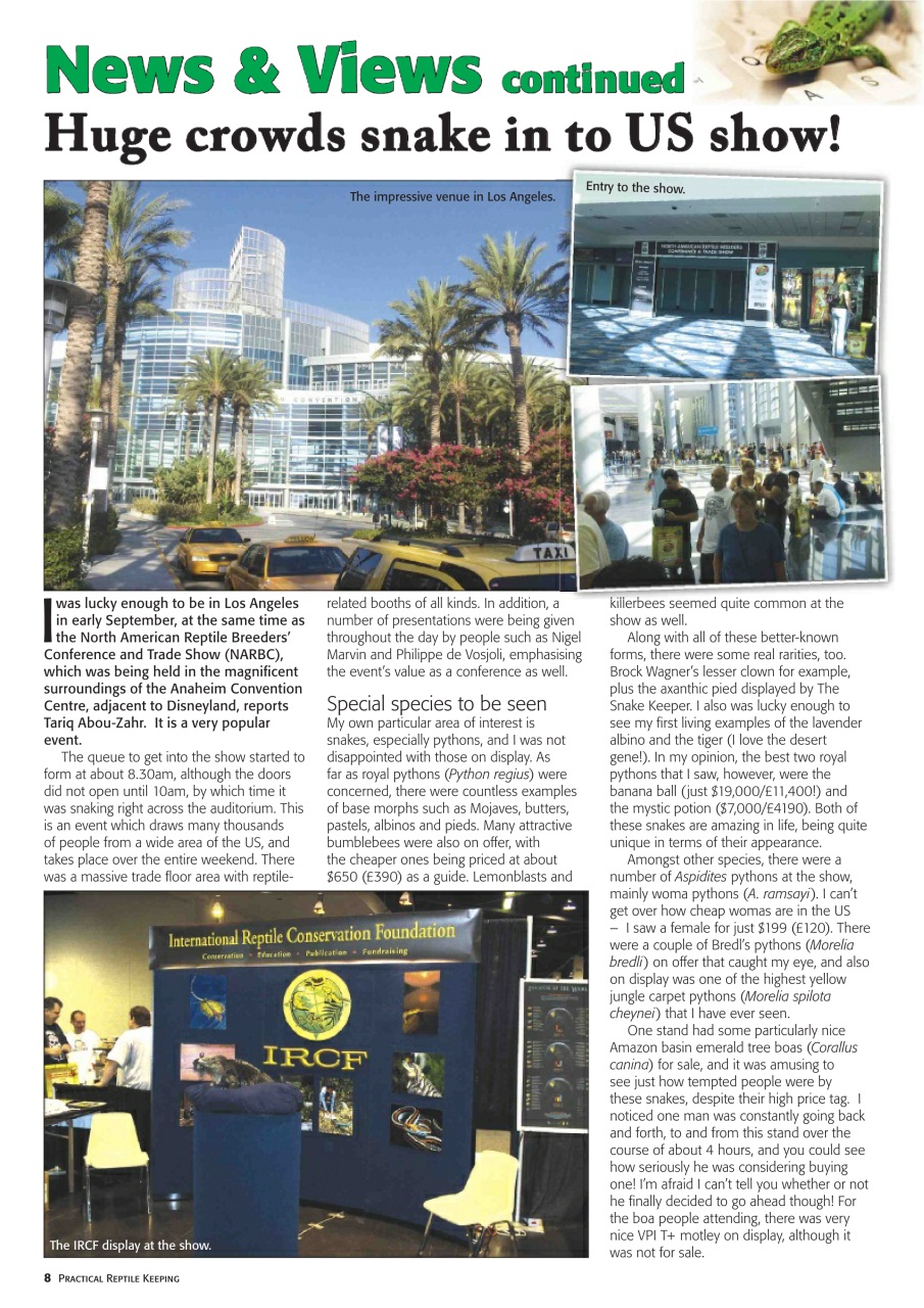 Practical Reptile Keeping Preview Pages