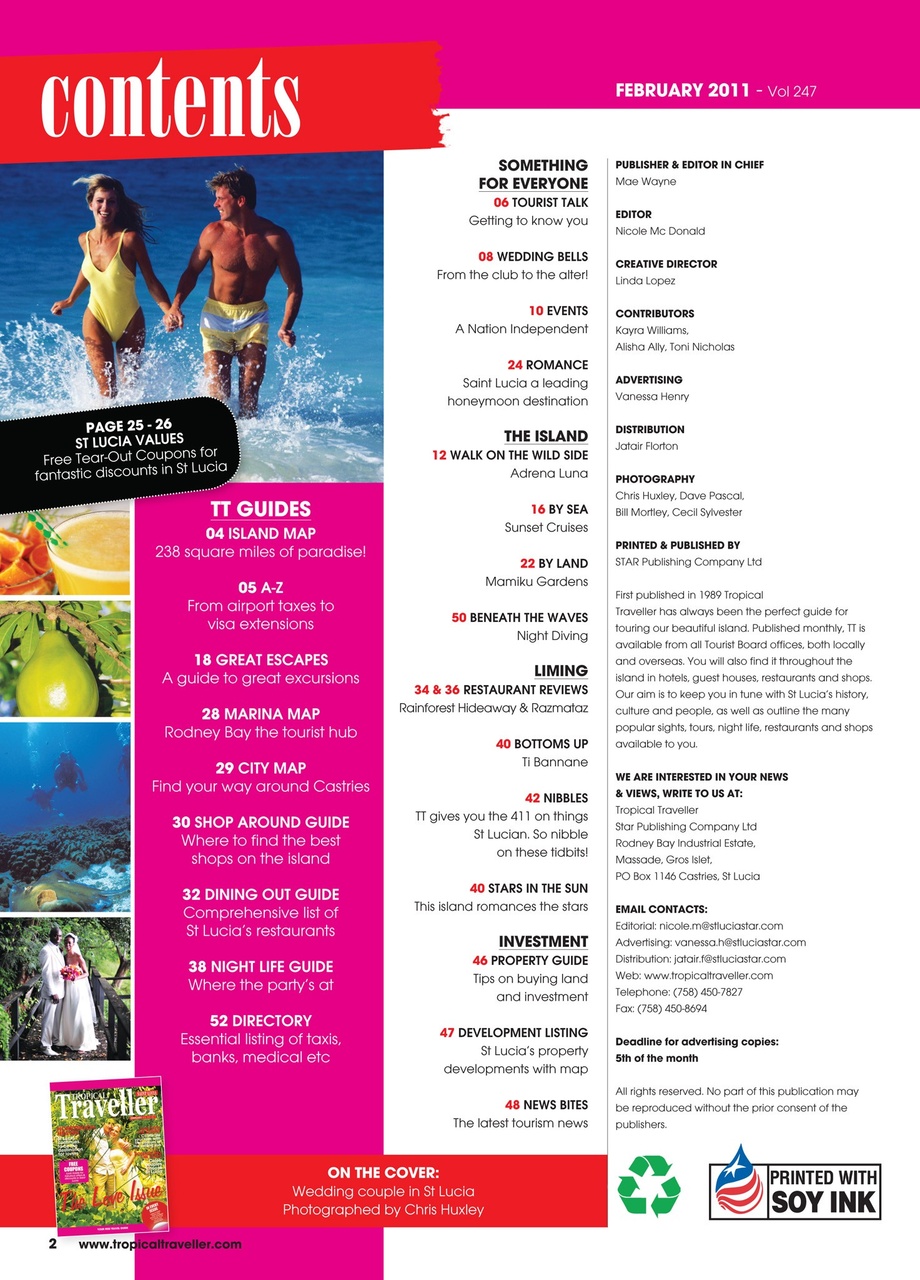 Tropical Traveller Preview Pages