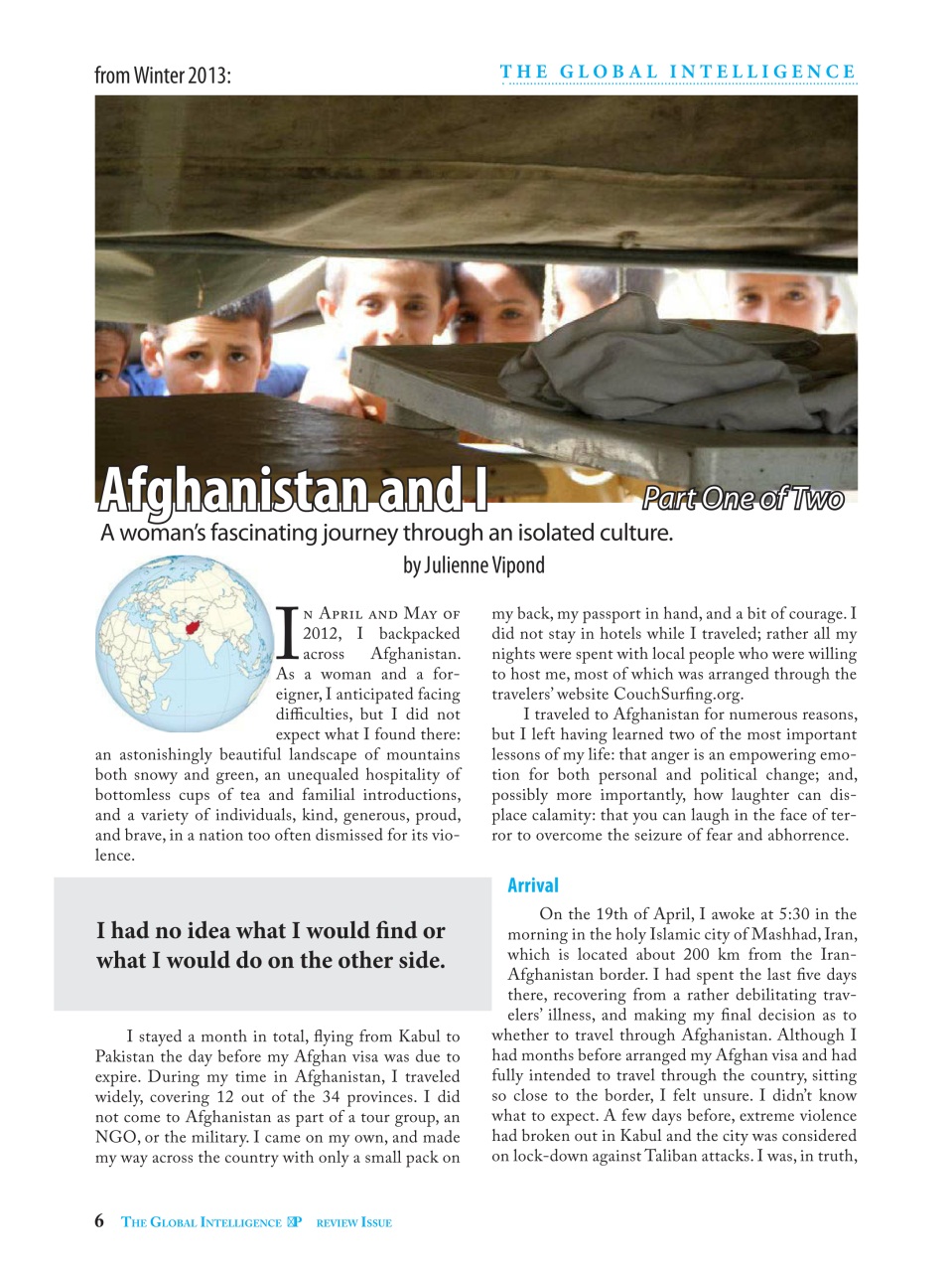 The Global Intelligence Preview Pages