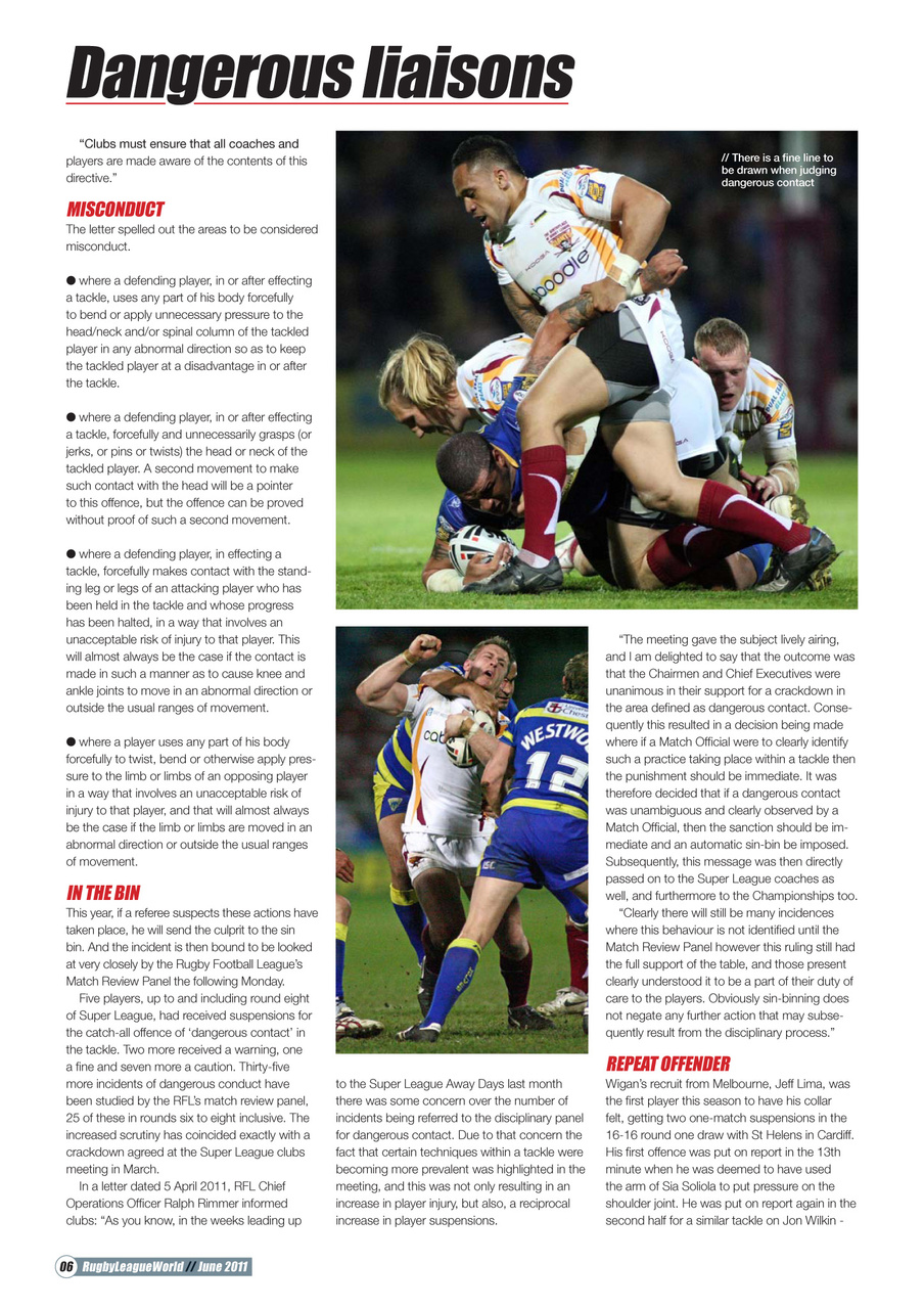 Rugby League World Preview Pages