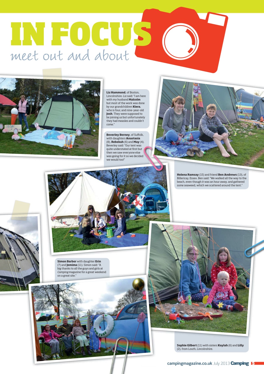 Camping Preview Pages