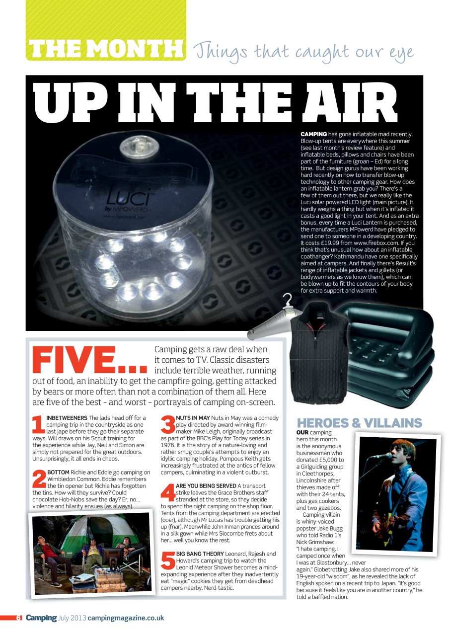 Camping Preview Pages