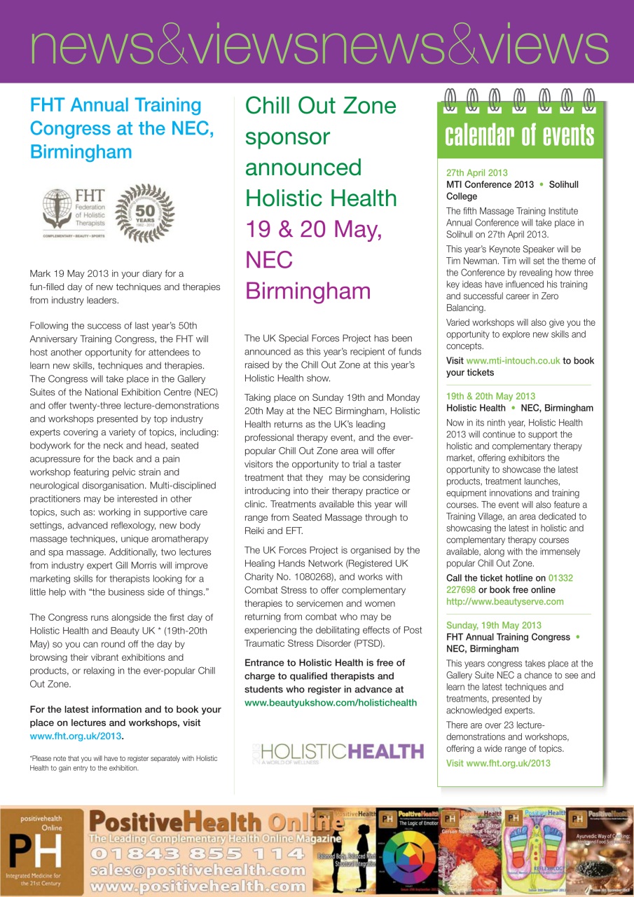 Massage World Preview Pages