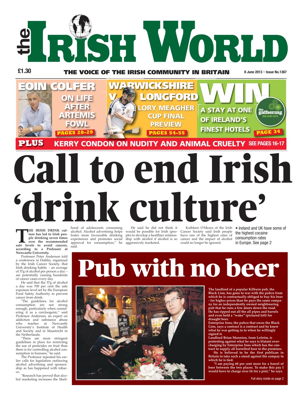 Irish World Preview Pages