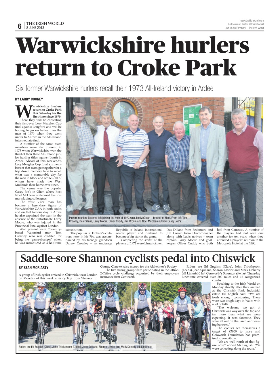 Irish World Preview Pages