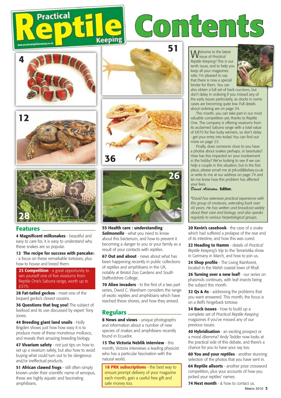 Practical Reptile Keeping Preview Pages