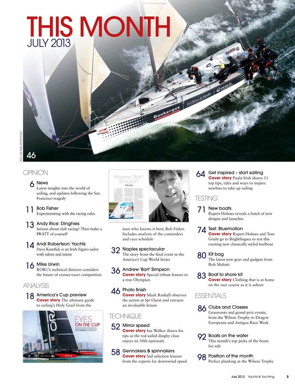 Yachts & Yachting Preview Pages