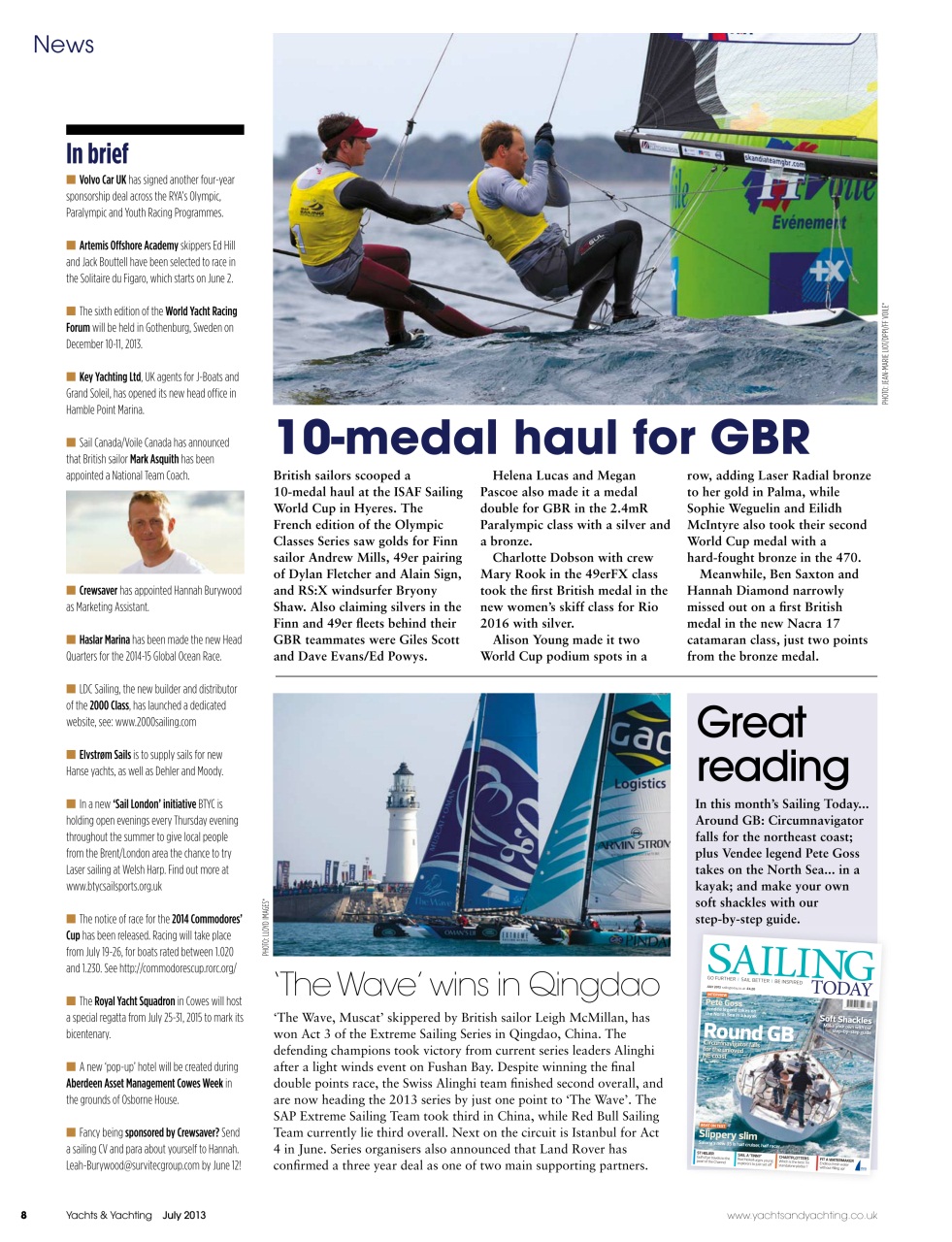 Yachts & Yachting Preview Pages