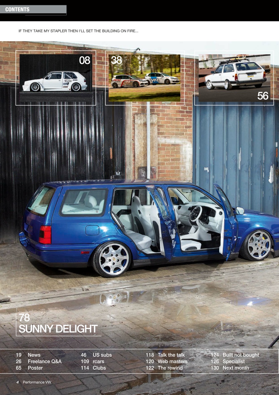 Performance VW Preview Pages