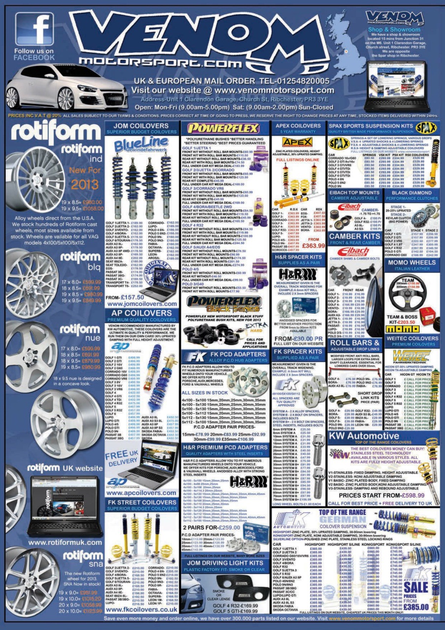Performance VW Preview Pages