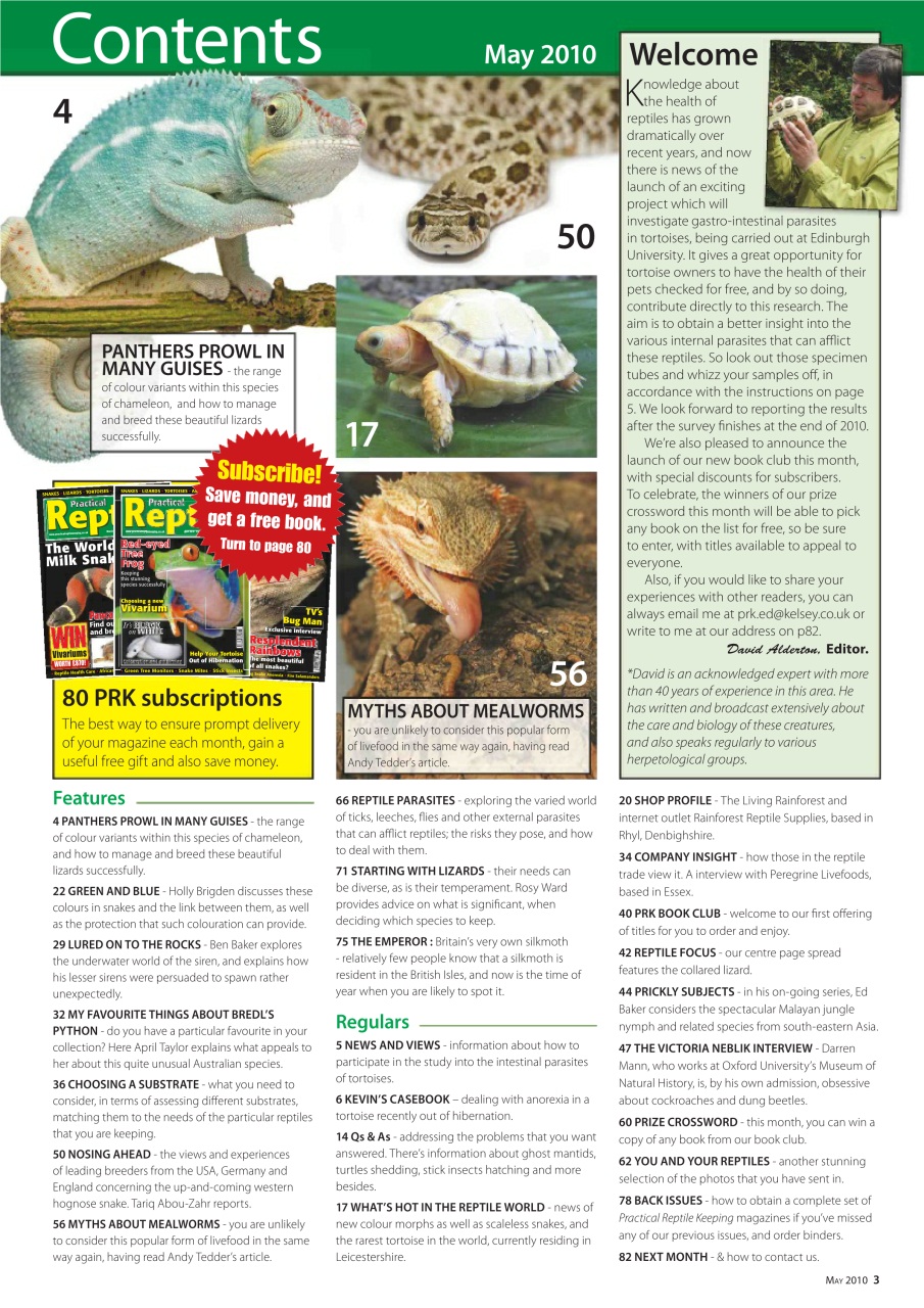 Practical Reptile Keeping Preview Pages