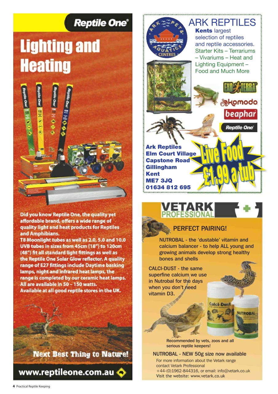 Practical Reptile Keeping Preview Pages