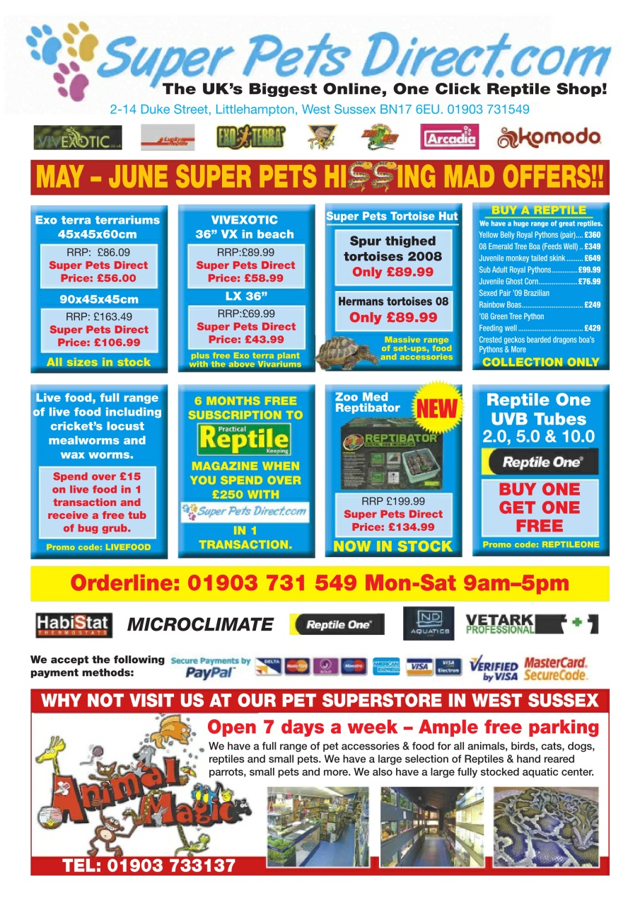 Practical Reptile Keeping Preview Pages