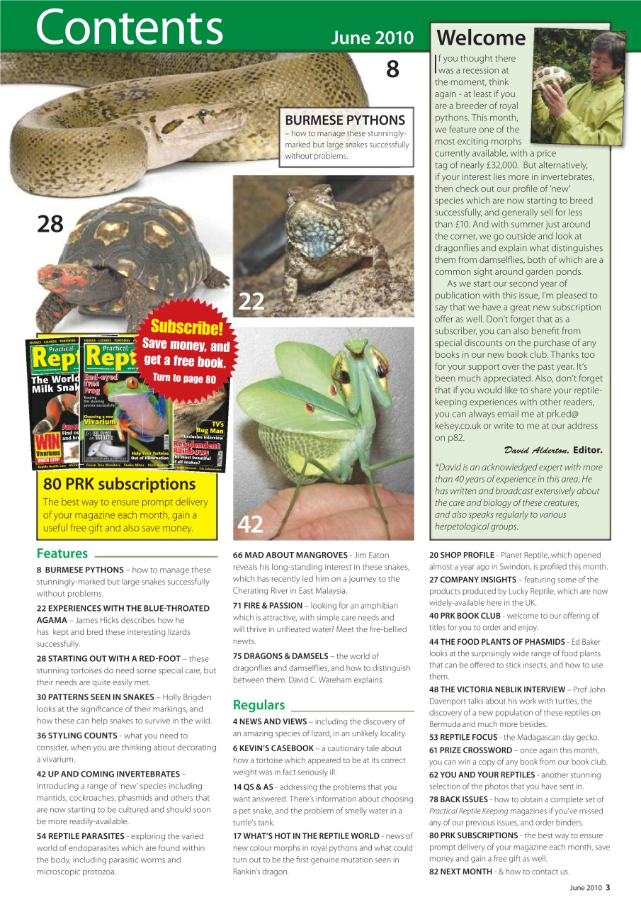 Practical Reptile Keeping Preview Pages
