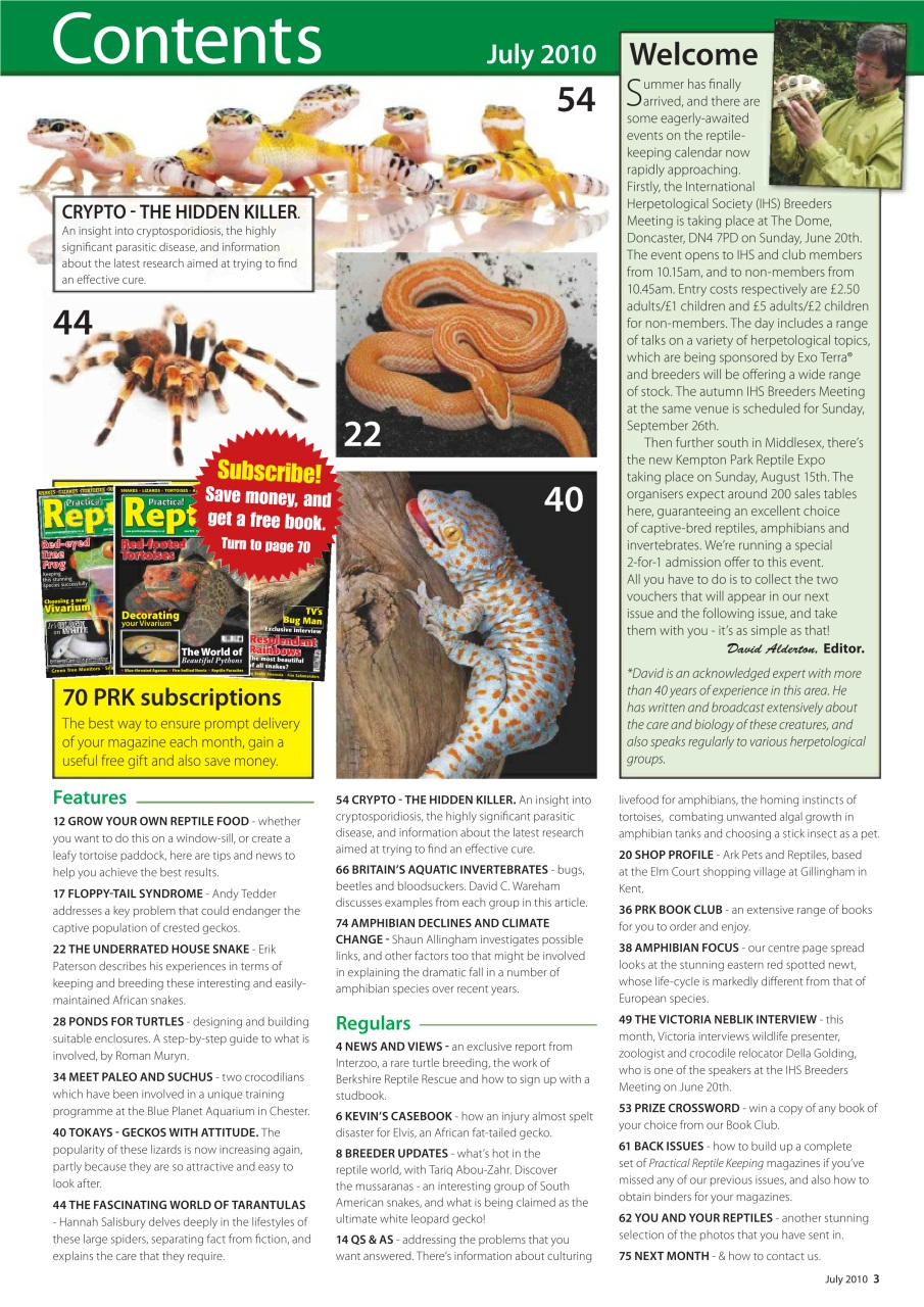 Practical Reptile Keeping Preview Pages