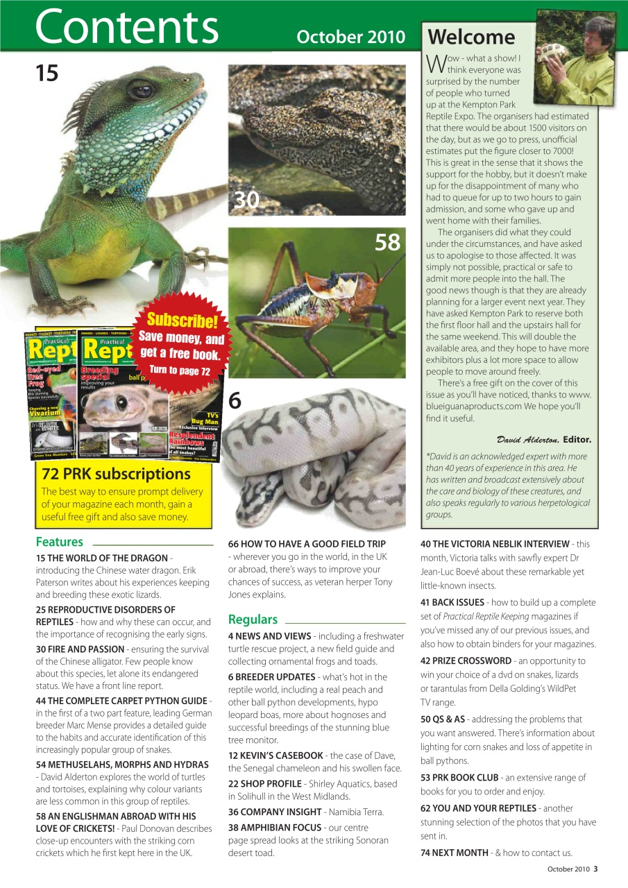 Practical Reptile Keeping Preview Pages