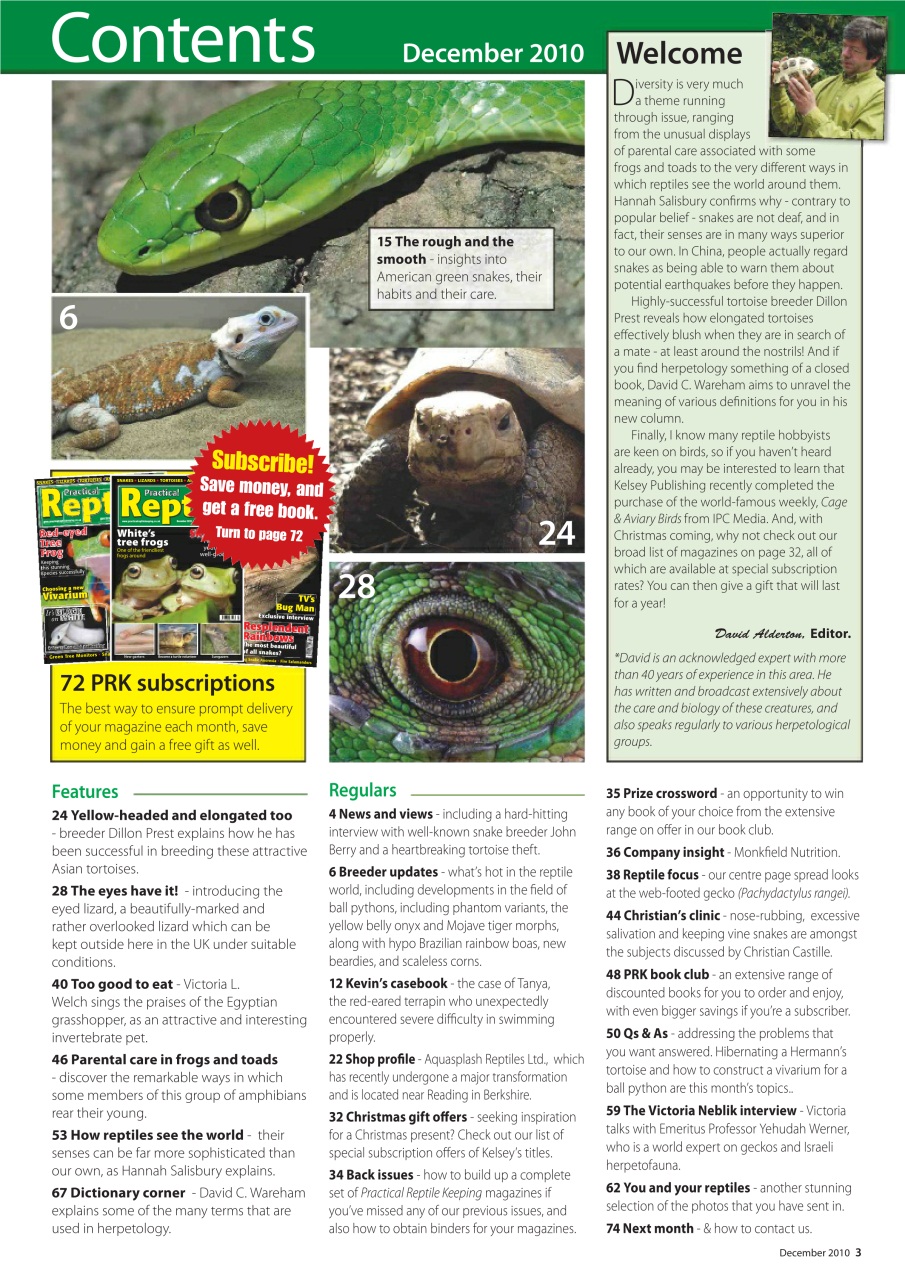 Practical Reptile Keeping Preview Pages