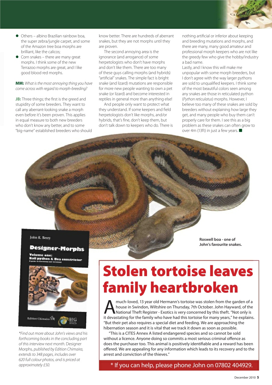 Practical Reptile Keeping Preview Pages