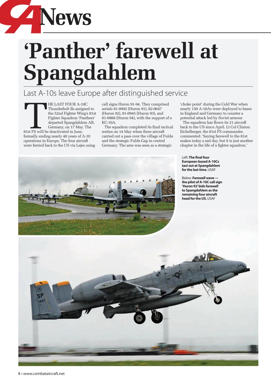Combat Aircraft Journal Preview Pages