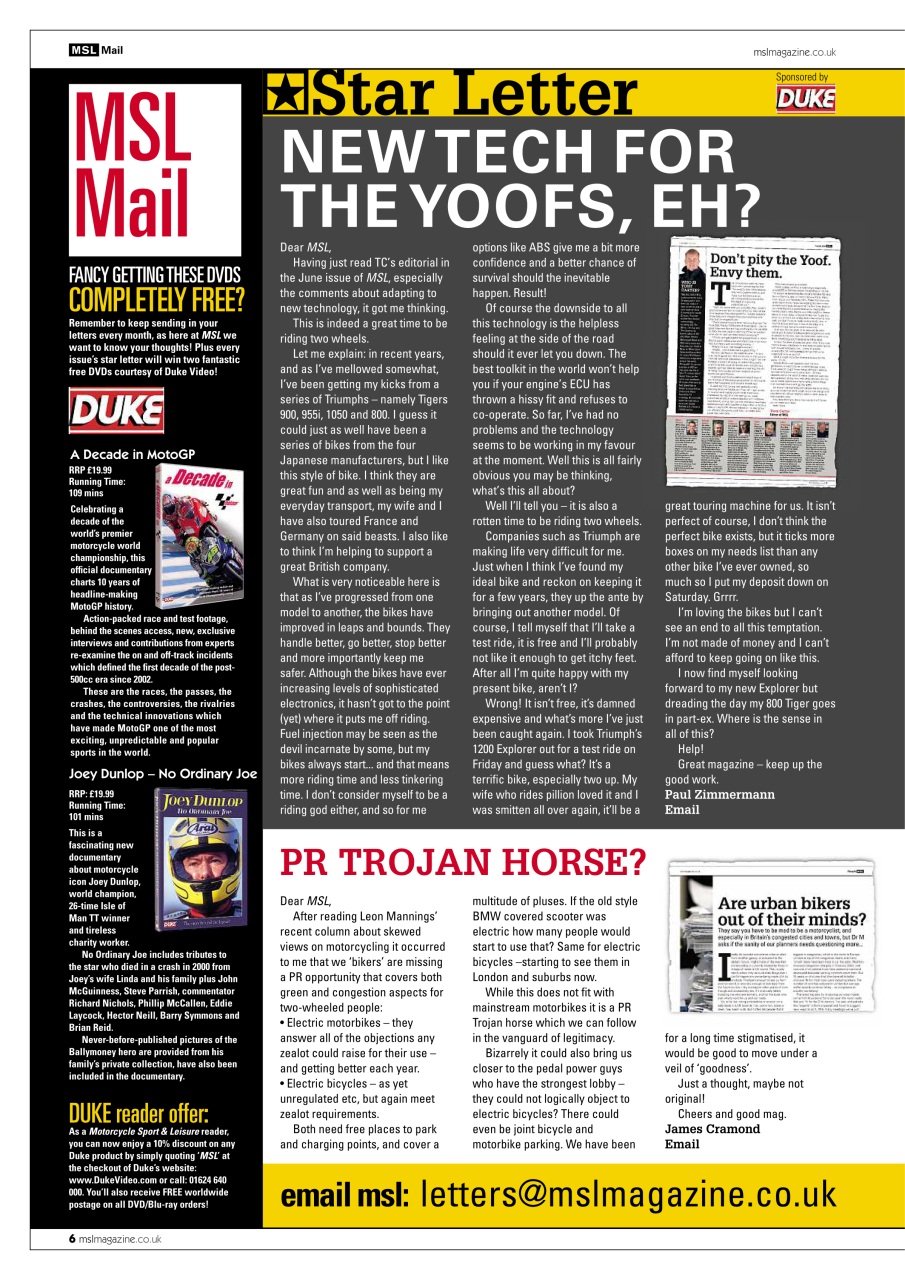 Motorcycle Sport & Leisure Preview Pages