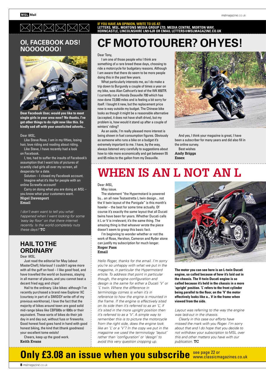 Motorcycle Sport & Leisure Preview Pages