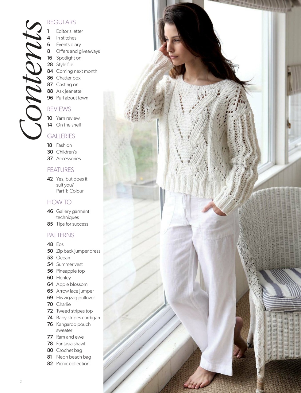 Knitting Preview Pages