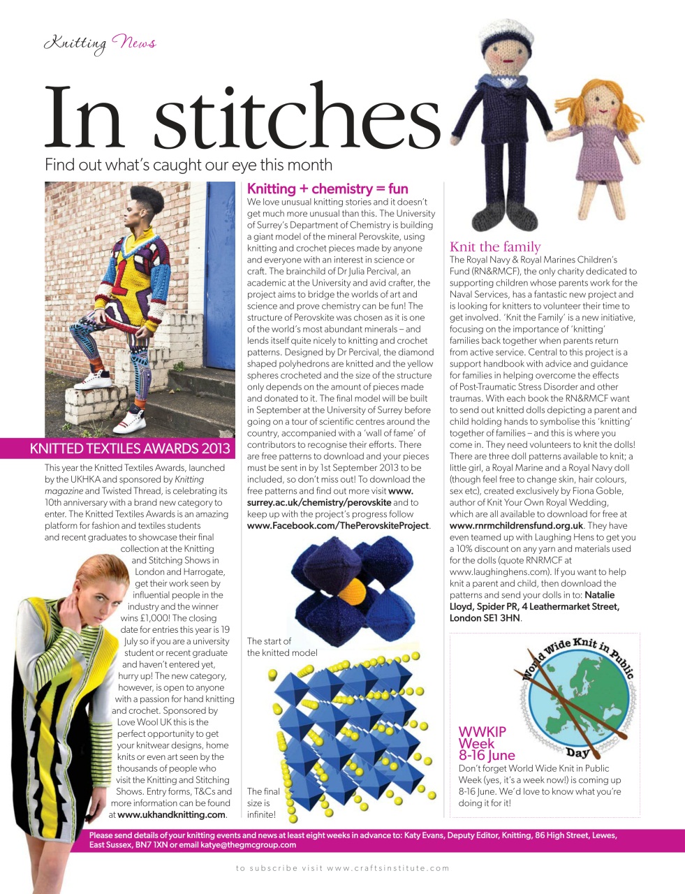 Knitting Preview Pages