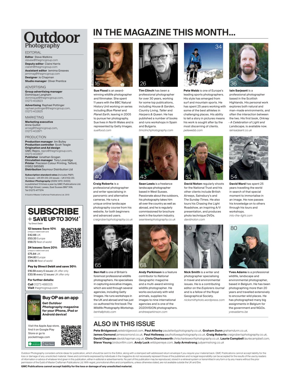 Outdoor Photography Preview Pages