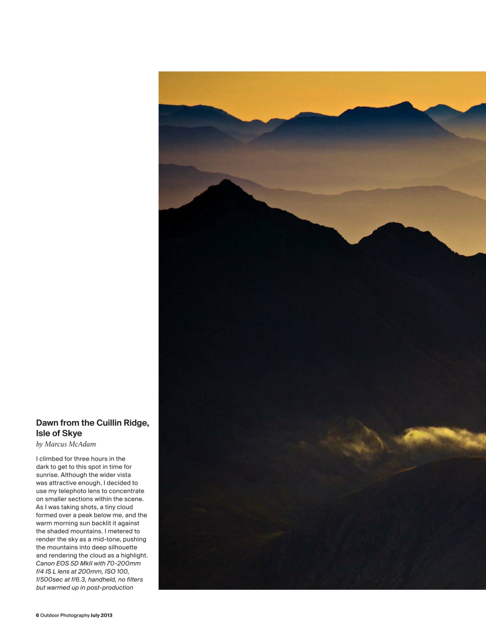 Outdoor Photography Preview Pages