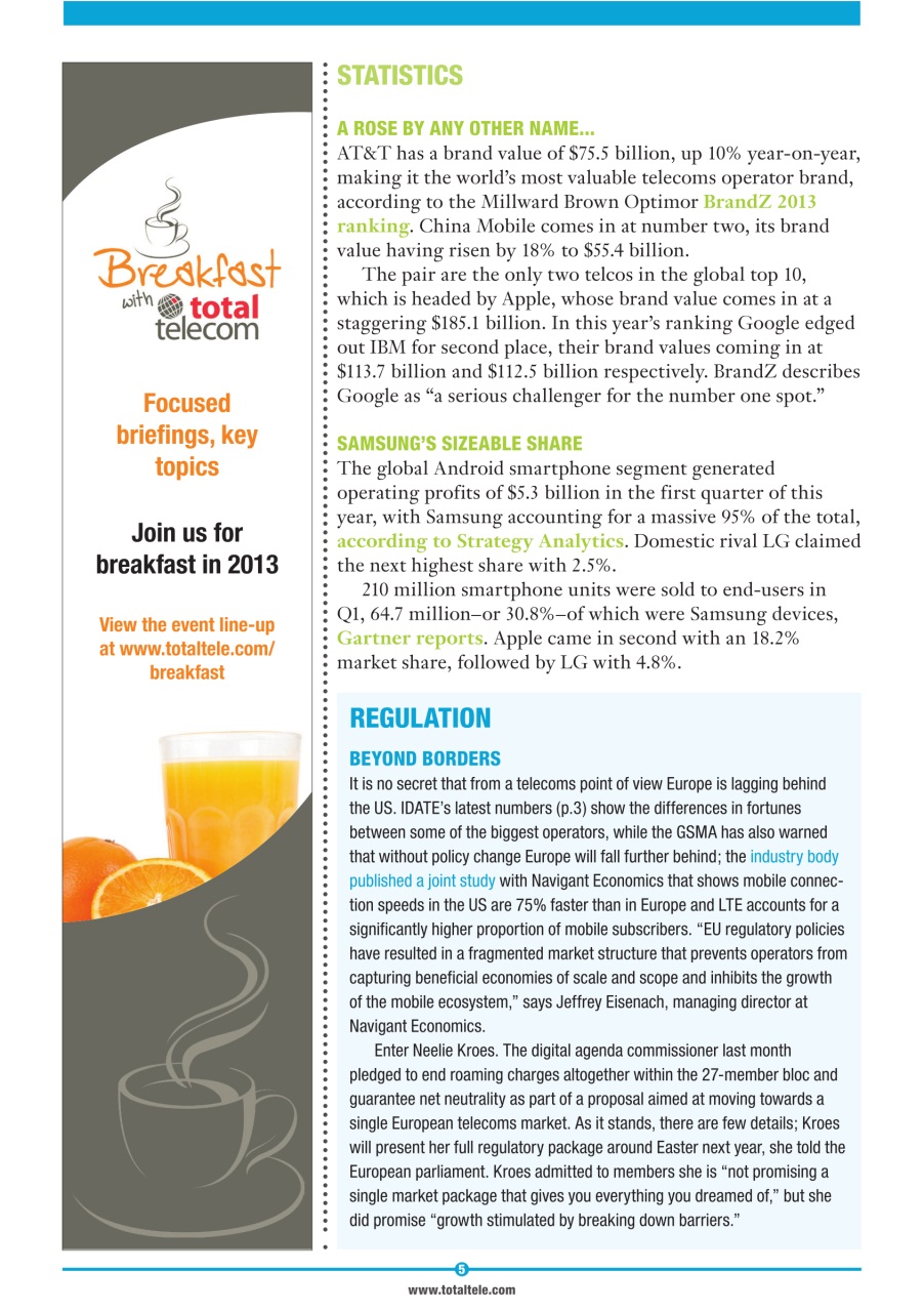 Total Telecom Preview Pages