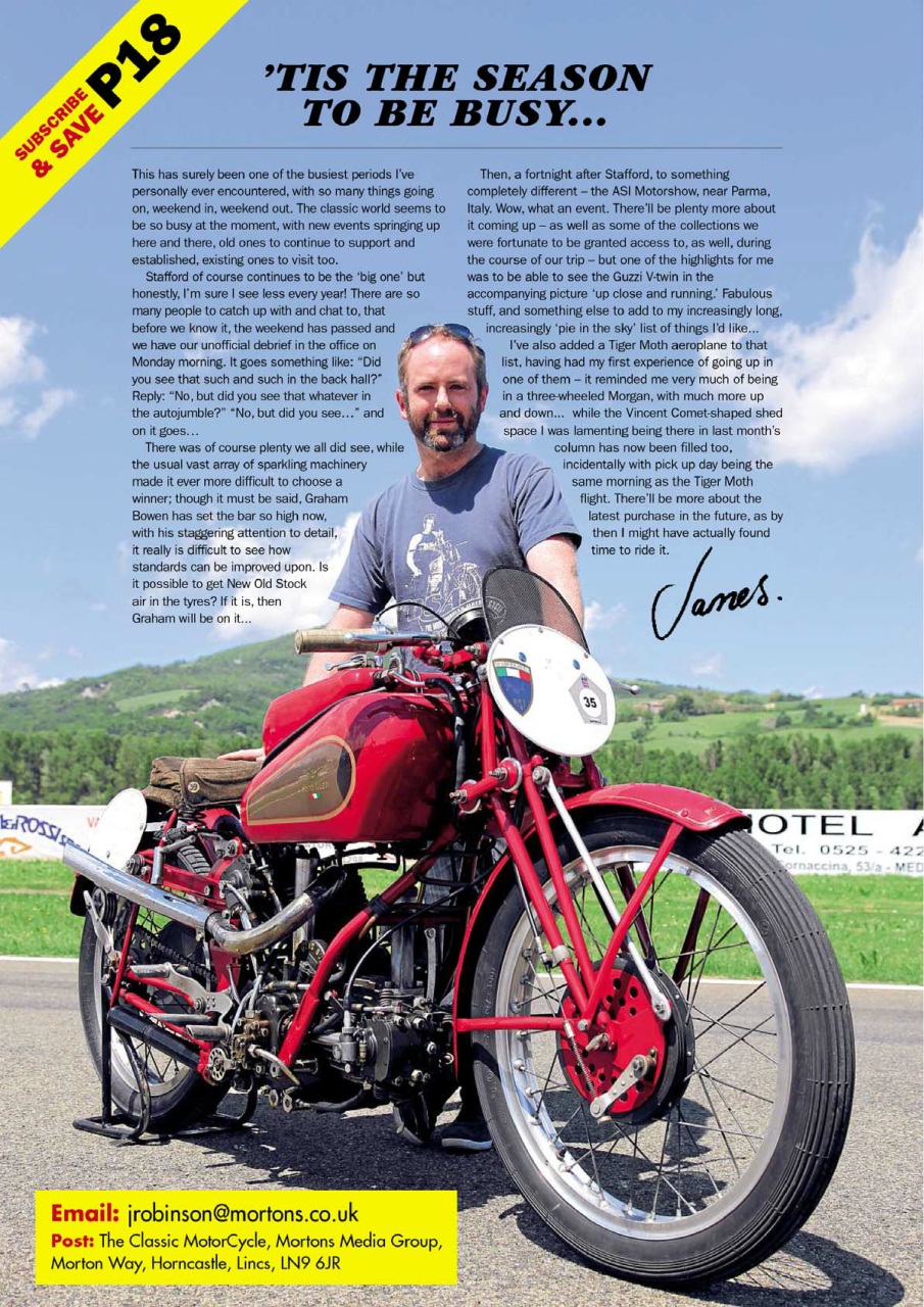 The Classic MotorCycle Preview Pages