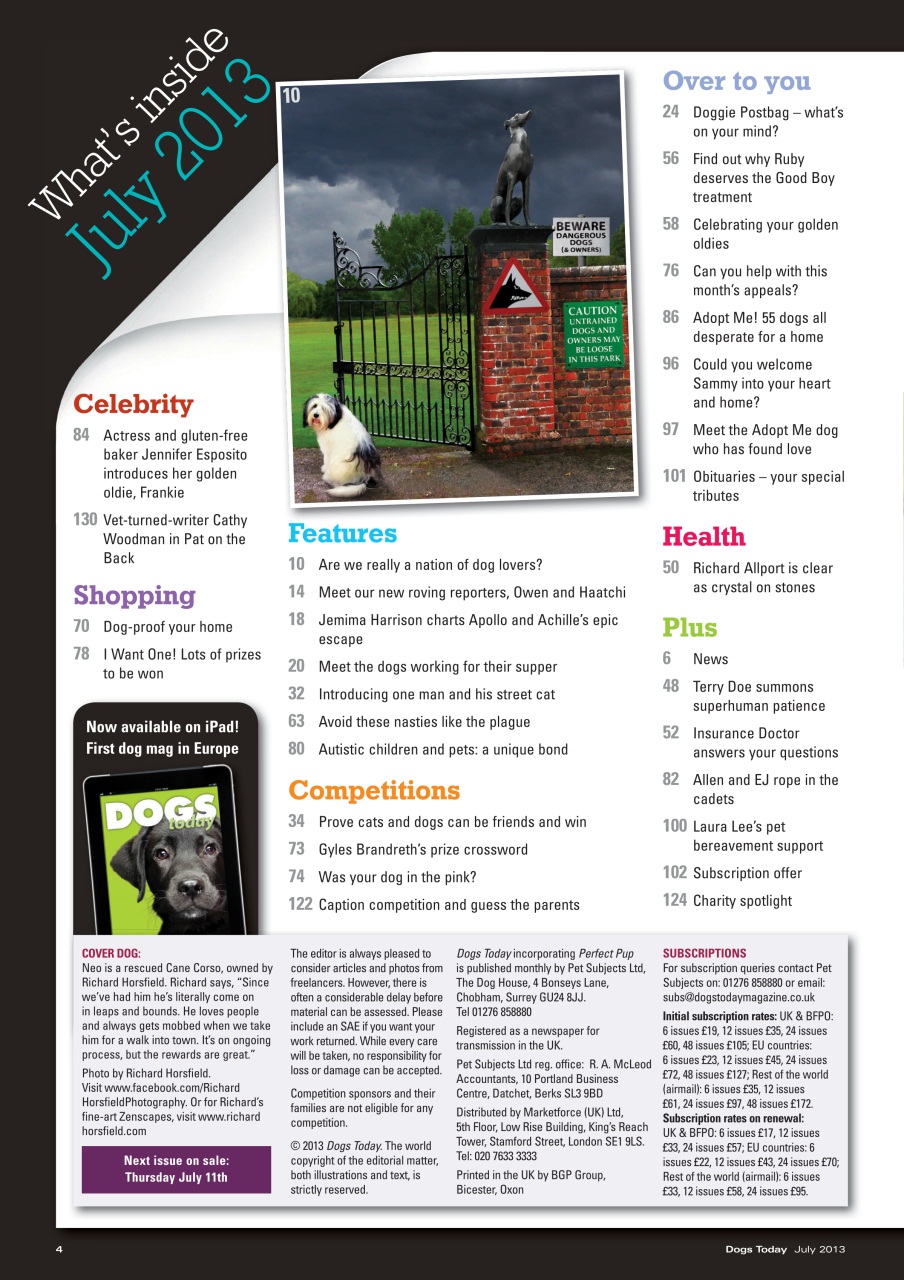 Dogs Today Magazine Preview Pages