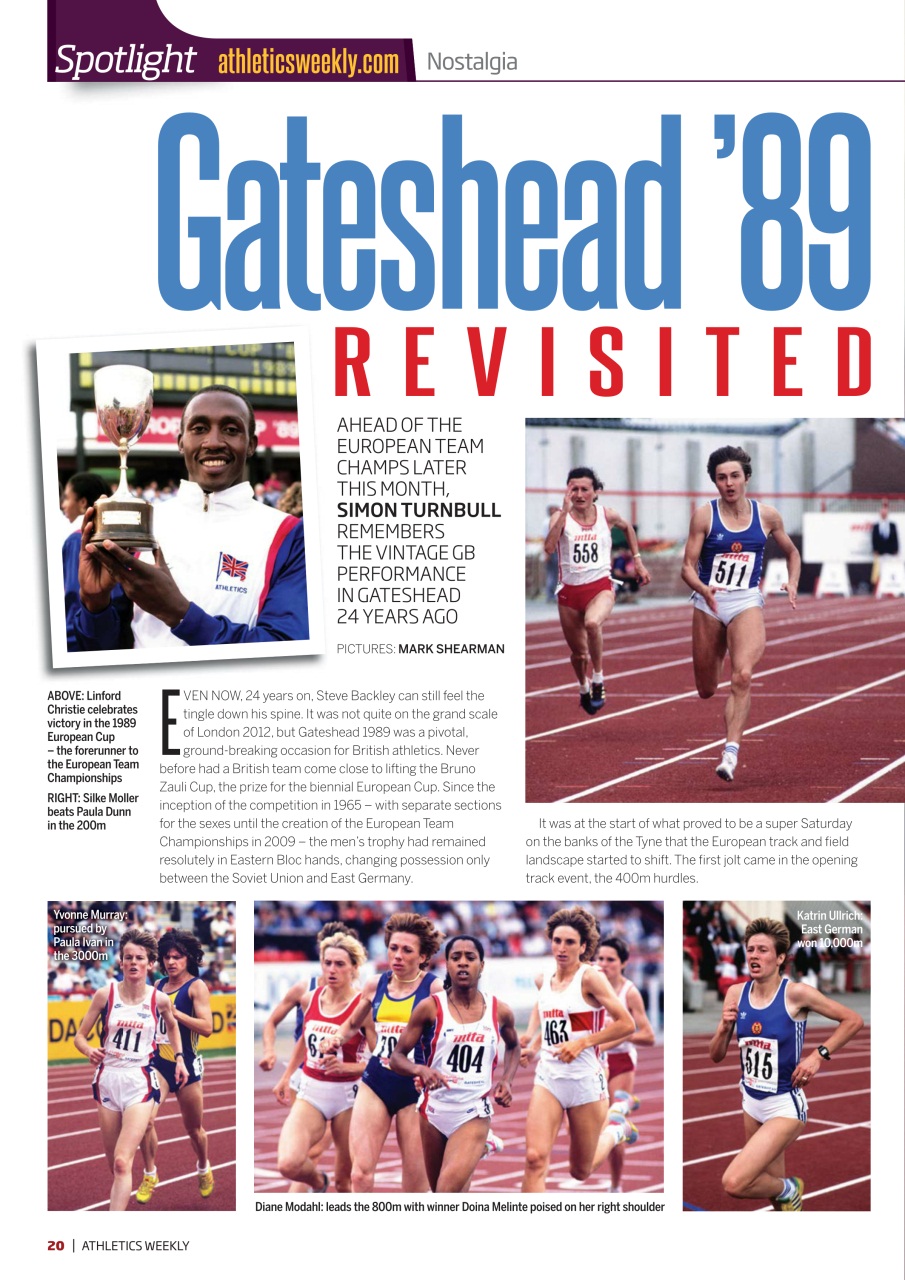 AW – Athletics Weekly Magazine Preview Pages
