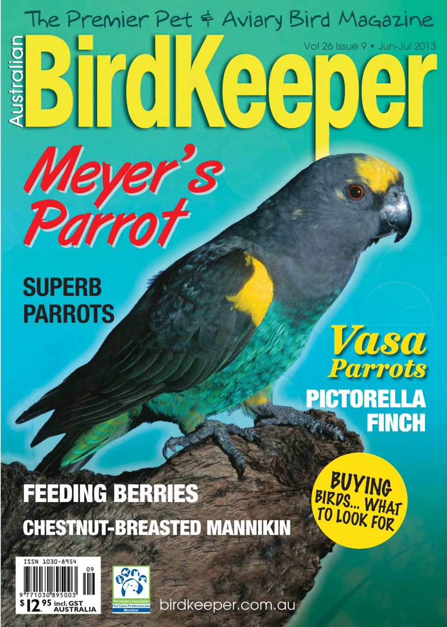 Australian Birdkeeper Magazine Preview Pages