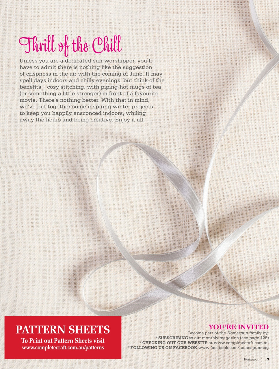 Homespun Preview Pages