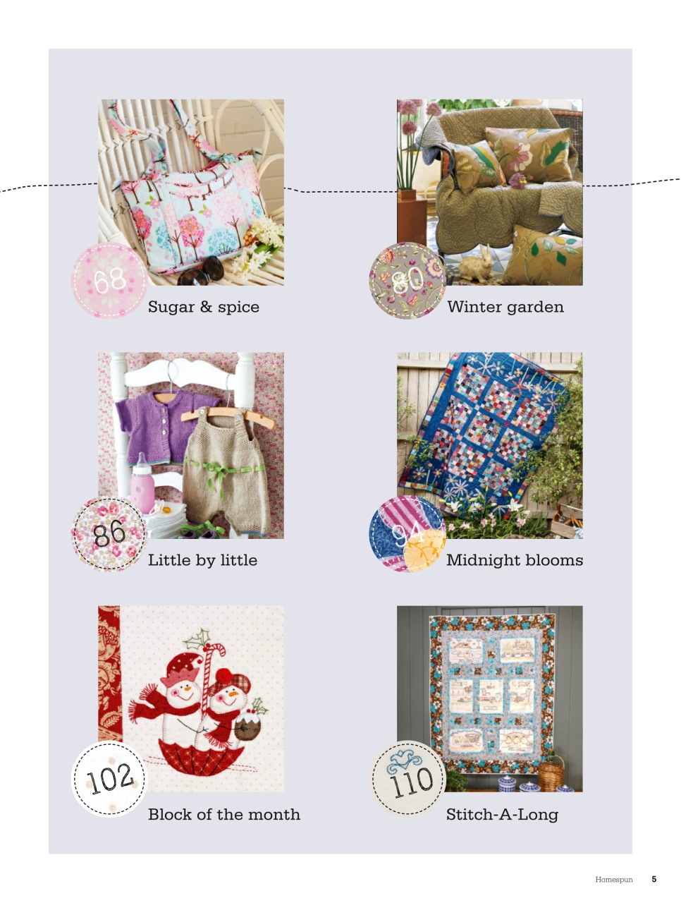 Homespun Preview Pages