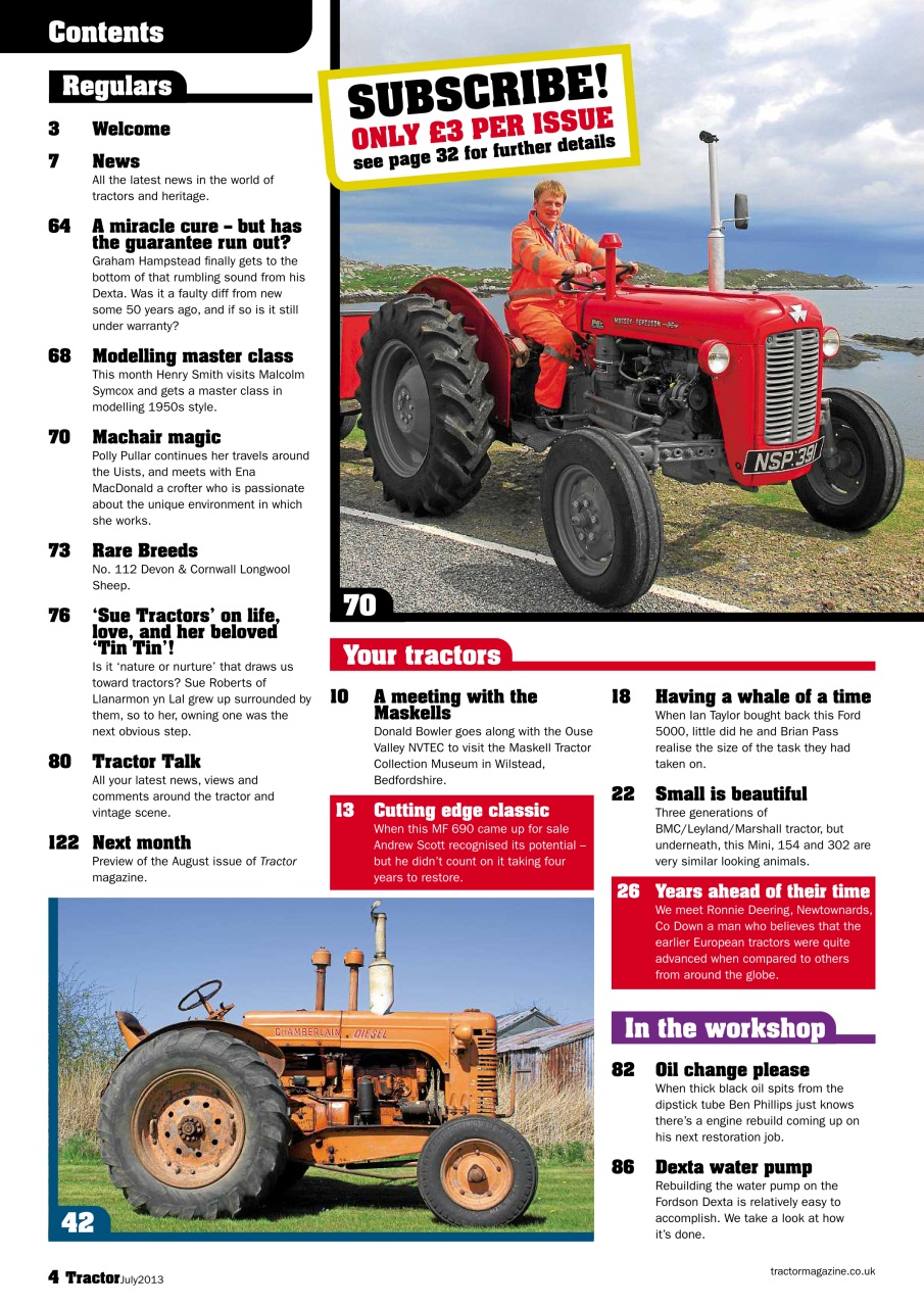 Tractor & Farming Heritage Magazine Preview Pages