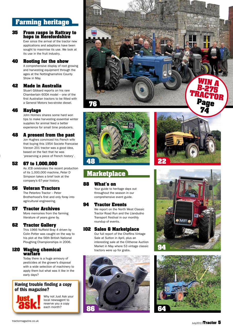 Tractor & Farming Heritage Magazine Preview Pages