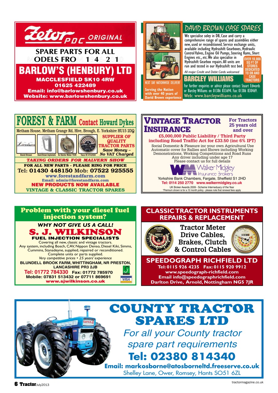 Tractor & Farming Heritage Magazine Preview Pages